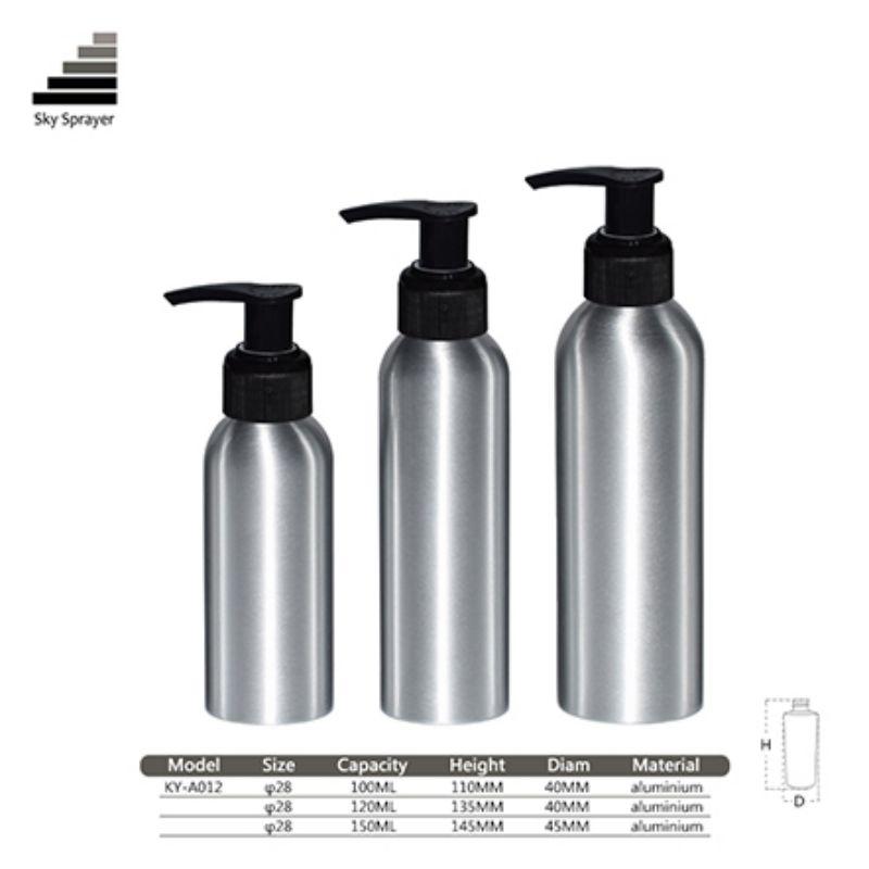 Sales of supporting aluminum bottles