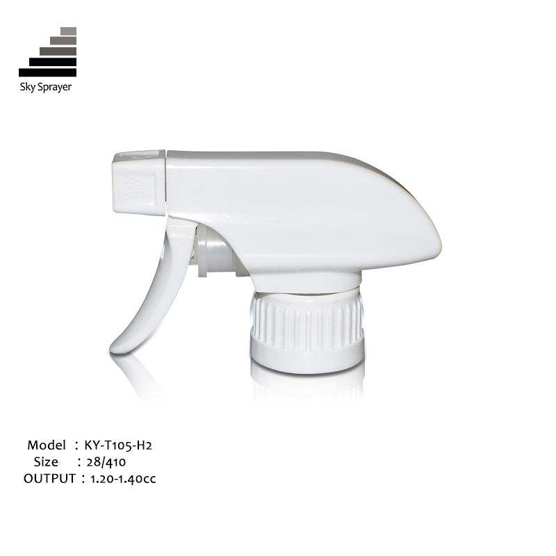 China Manufacturers Hand Held White Plastic Trigger Sprayer