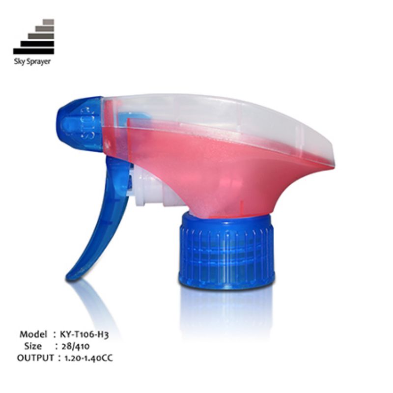 OEM two colors 28/410 plastic trigger garden sprayer for bottle