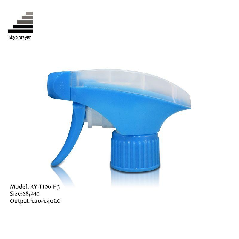 Accept OEM blue water hand mist foam pump plastic trigger sprayer with pp handgrip-ecofriendly