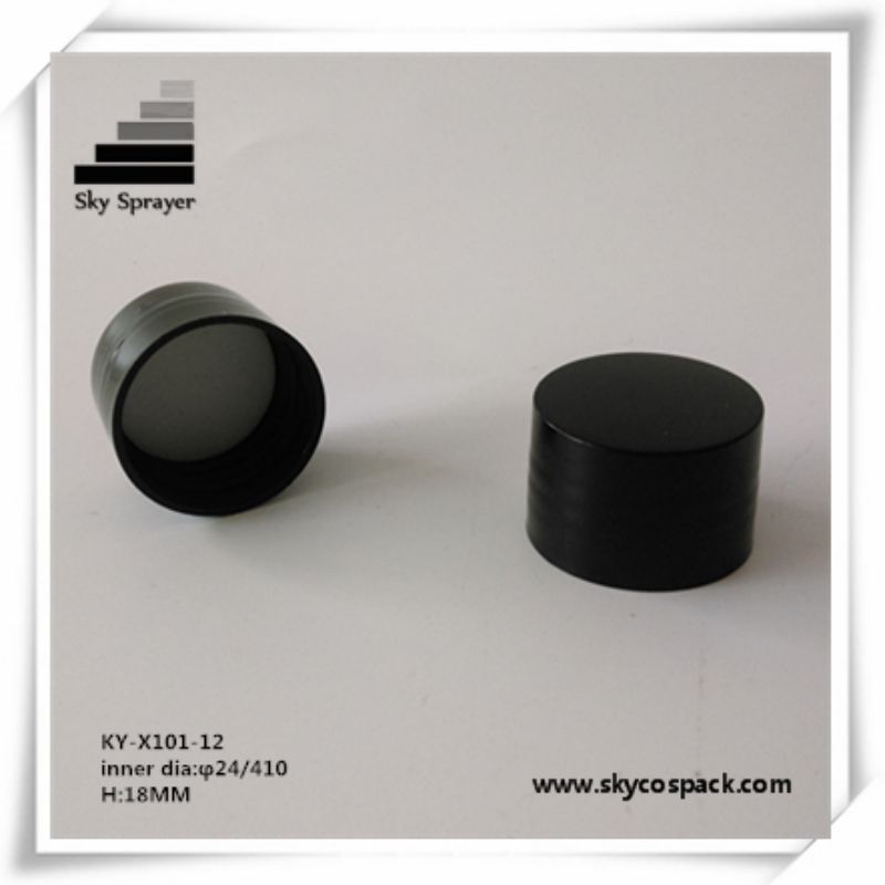 Black PP Plastic Screw Cap Bottle Cap