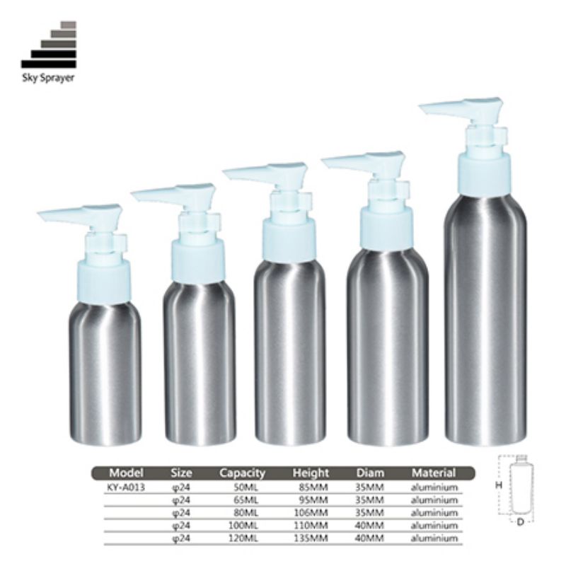 Sales of supporting aluminum bottles