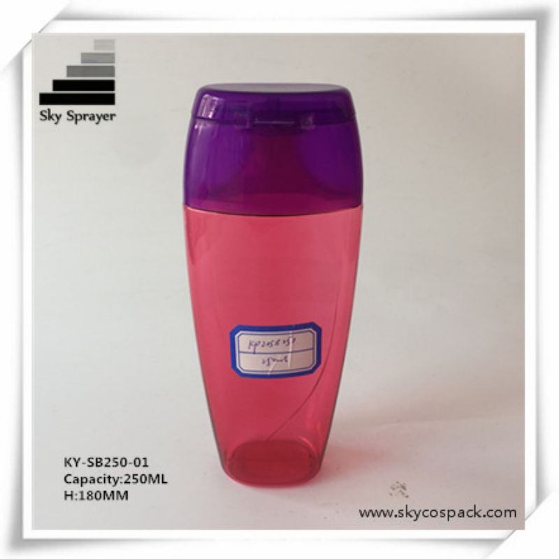 250ml plastic custom bottles for shampoo