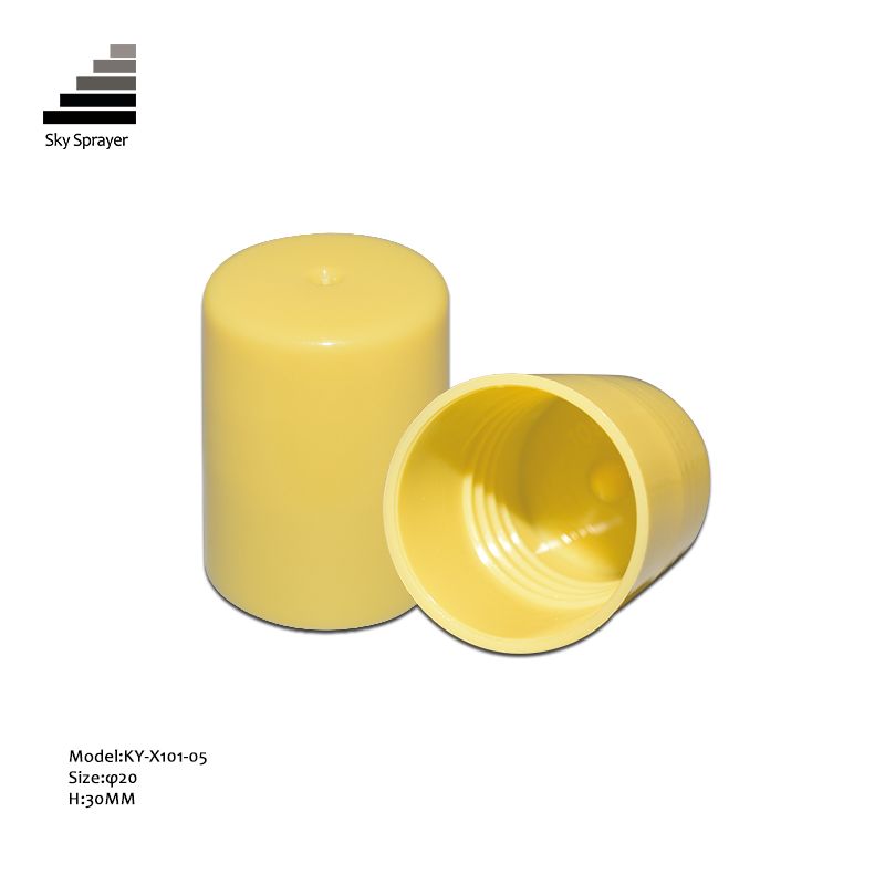 Yellow PP Plastic Screw Cap Bottle Cap For Bottle