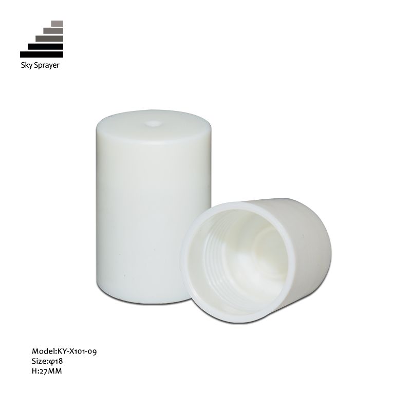 White Screw Cap PP Plastic Cap For Bottle