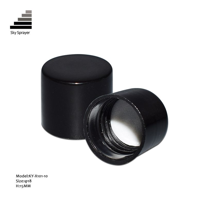 PP Plastic Cap Screw Cap Black For Bottle