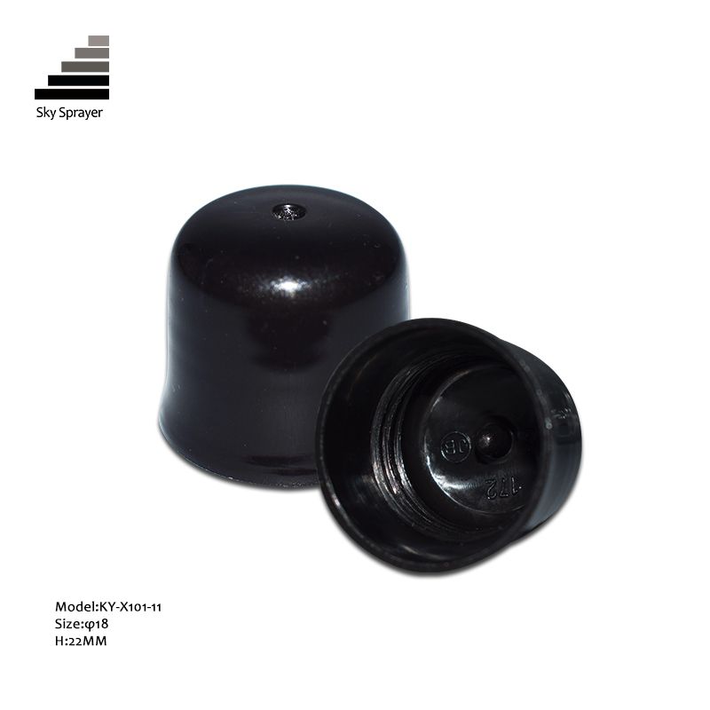 Black PP Plastic Cap Screw Cap For Bottle