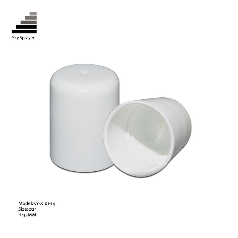 White Plastic Screw Cap Bottle Cap