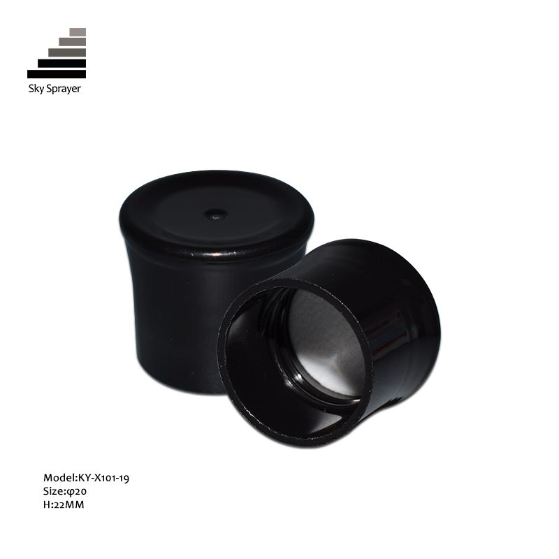 Black PP Plastic Cap Bottle Cap For Bottle