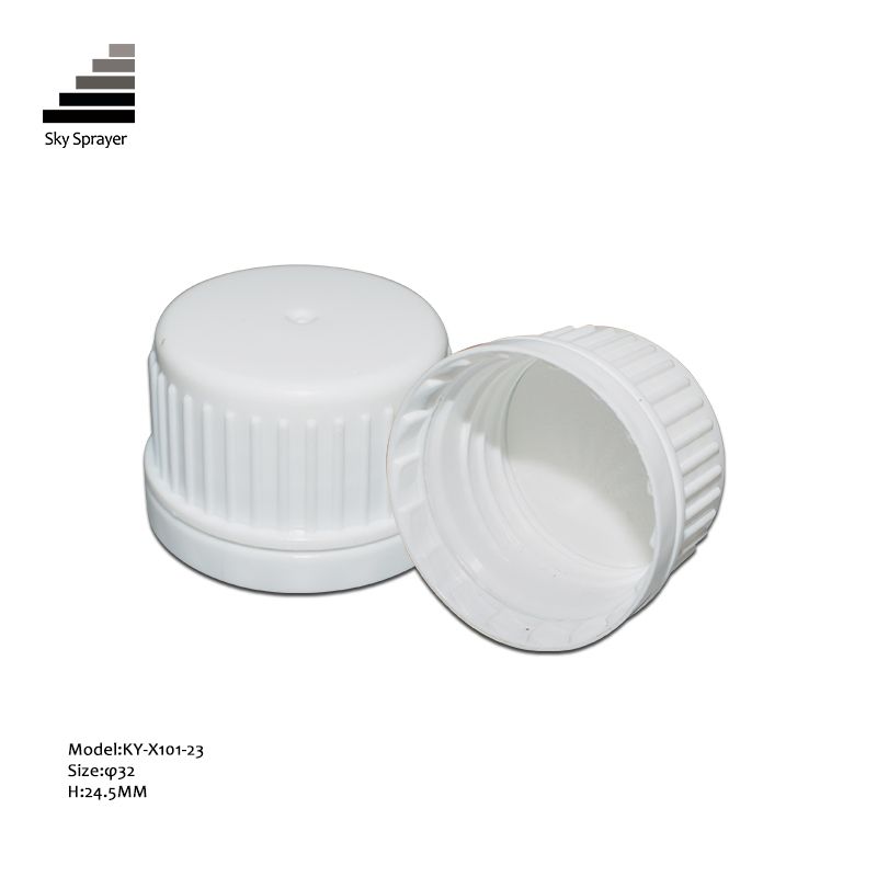 White PP Plastic Cap Screw Cap For Bottle