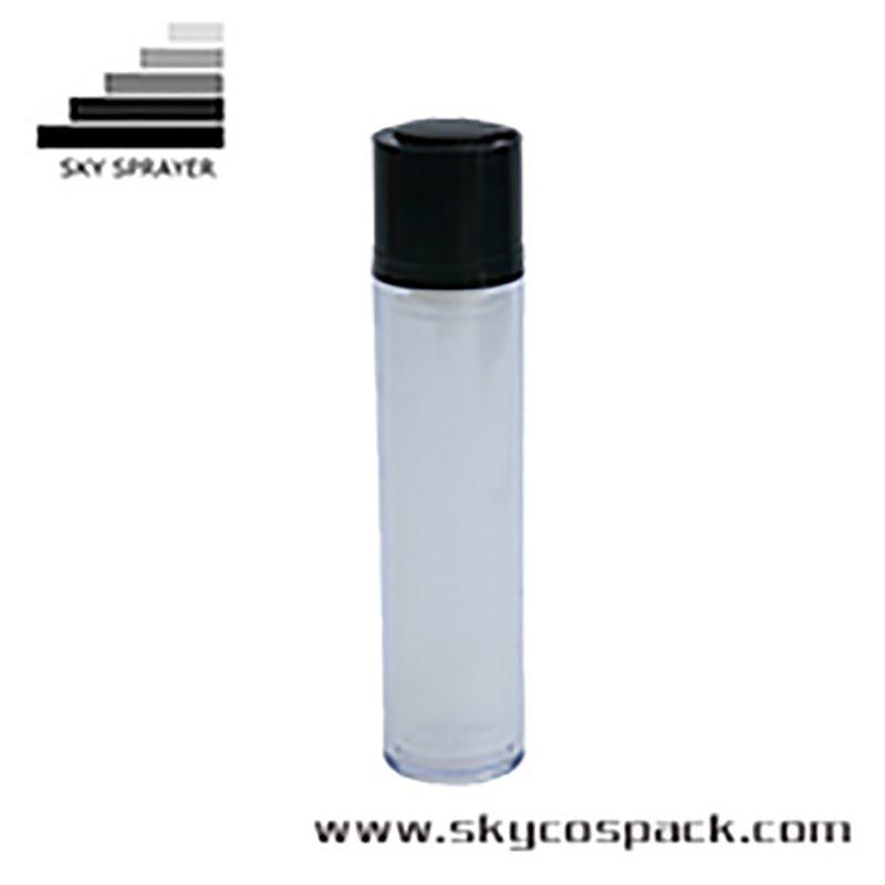 plastic cosmetic packing lifting and rotating vacuum bottle