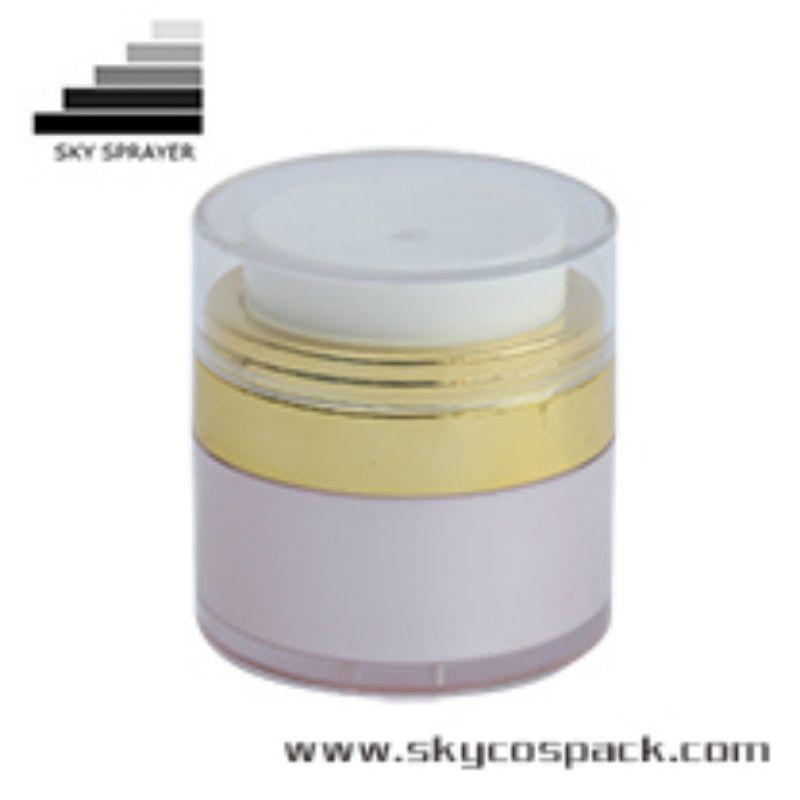 Skincare Packaging Round Acrylic Cosmetic Packaging Bottle
