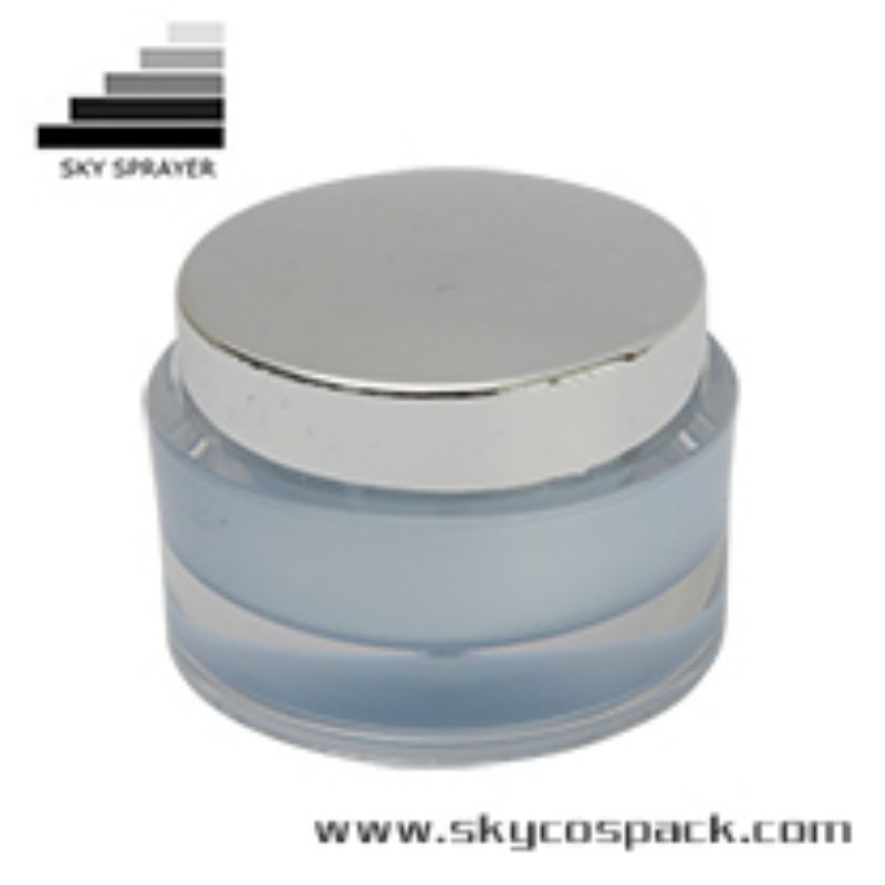 Skincare Packaging  Round Acrylic Cosmetic Packaging Bottle