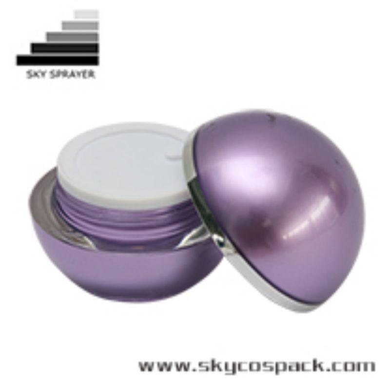 Skincare Packaging  Round Acrylic Cosmetic Packaging Bottle