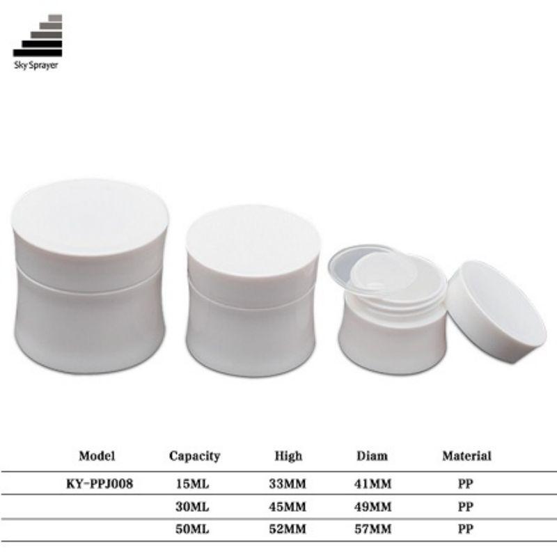  PP Plastic Cosmetic Lotions Containers Jar