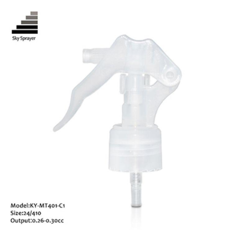 Plastic water pump dispenser sprayer mini transparent trigger sprayer