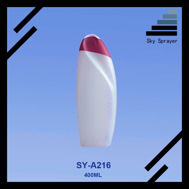 400ml plastic cosmetic biodegradable shampoo bottle