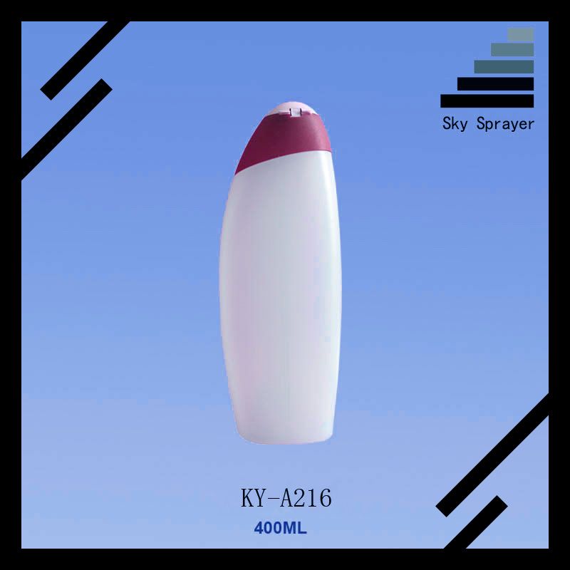 400ml plastic cosmetic biodegradable shampoo bottle