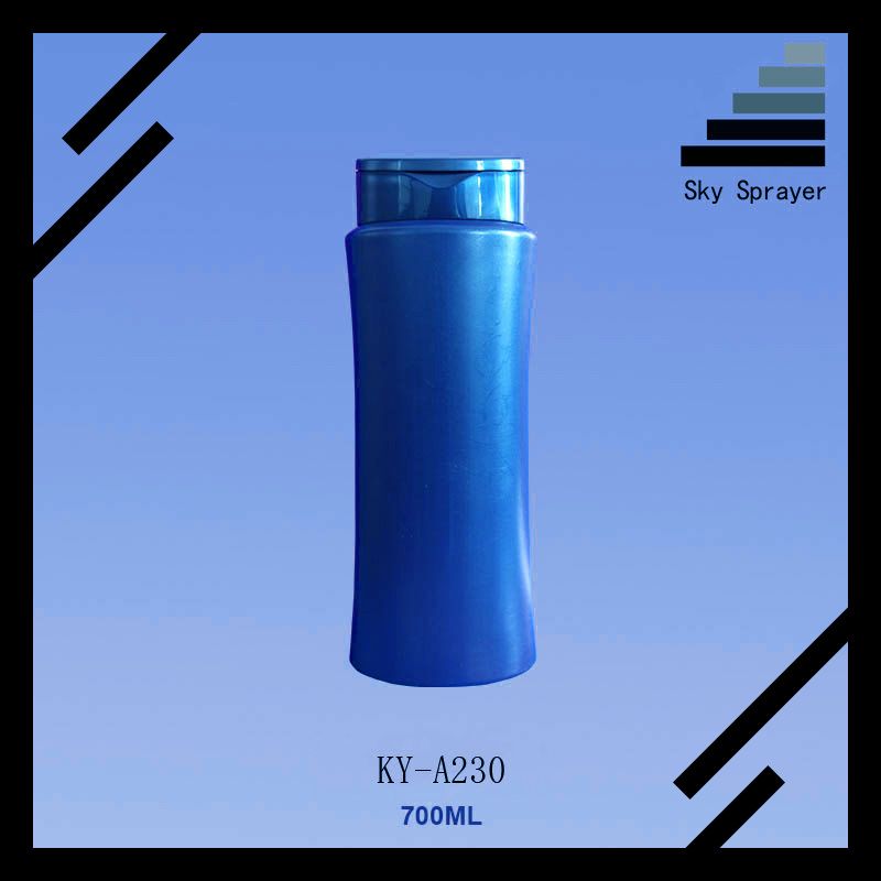 700ml plastic cosmetic biodegradable shampoo bottle