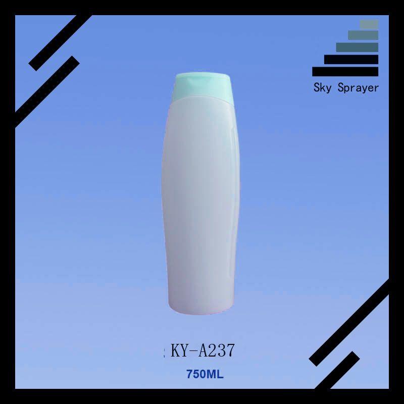 750ml plastic cosmetic biodegradable shampoo bottle
