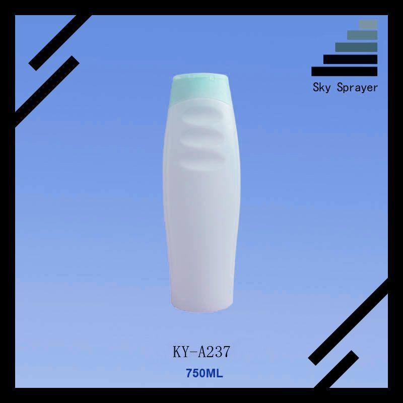 750ml plastic cosmetic biodegradable shampoo bottle
