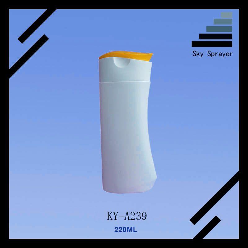 220ml plastic cosmetic biodegradable shampoo bottle
