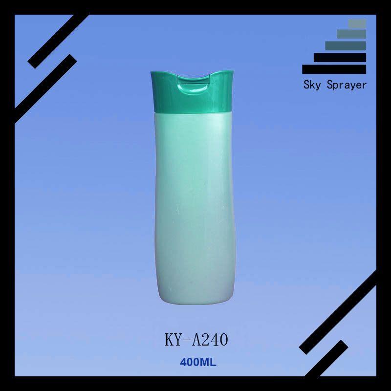 400ml plastic cosmetic biodegradable shampoo bottle