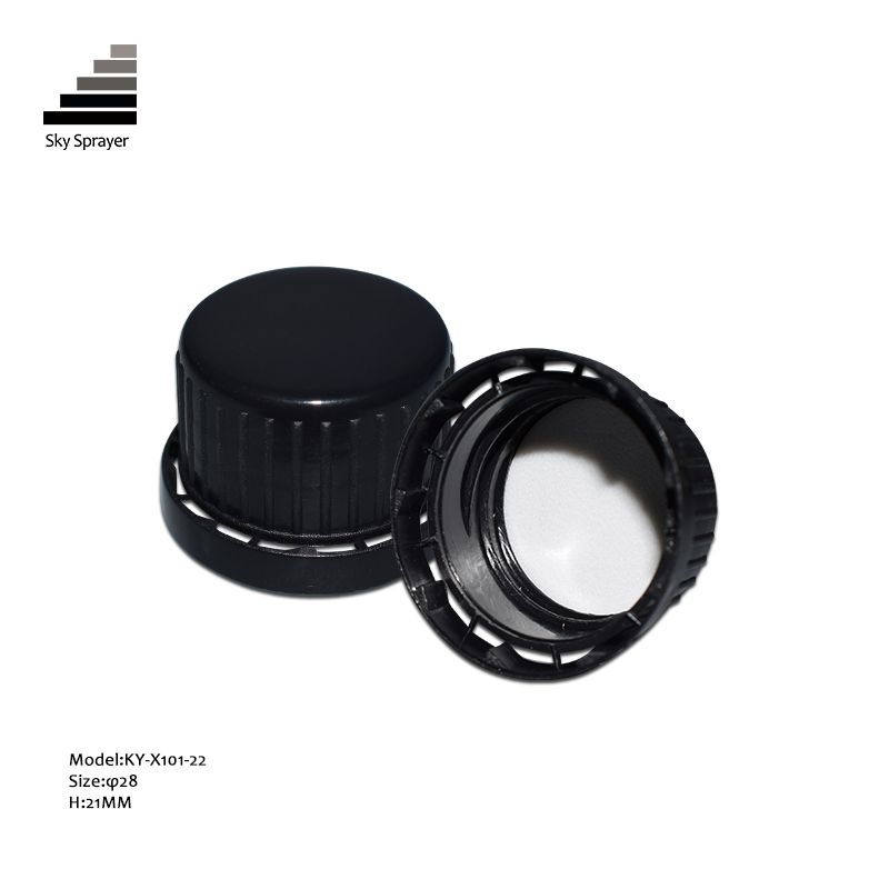 Wholesale Black PP Plastic Cap Screw Cap