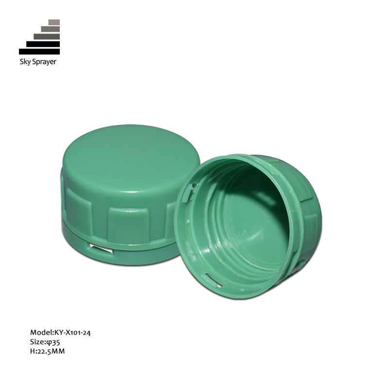 Green PP Plastic Cap Screw Cap For Bottle