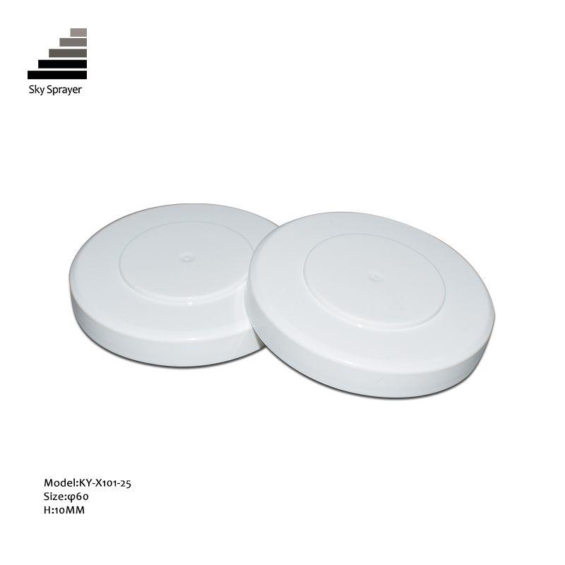 White PP Plastic Cosmetic Cap For Jar