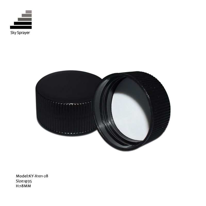 Black Plastic Cap Screw Cap For PET/PP Bottle