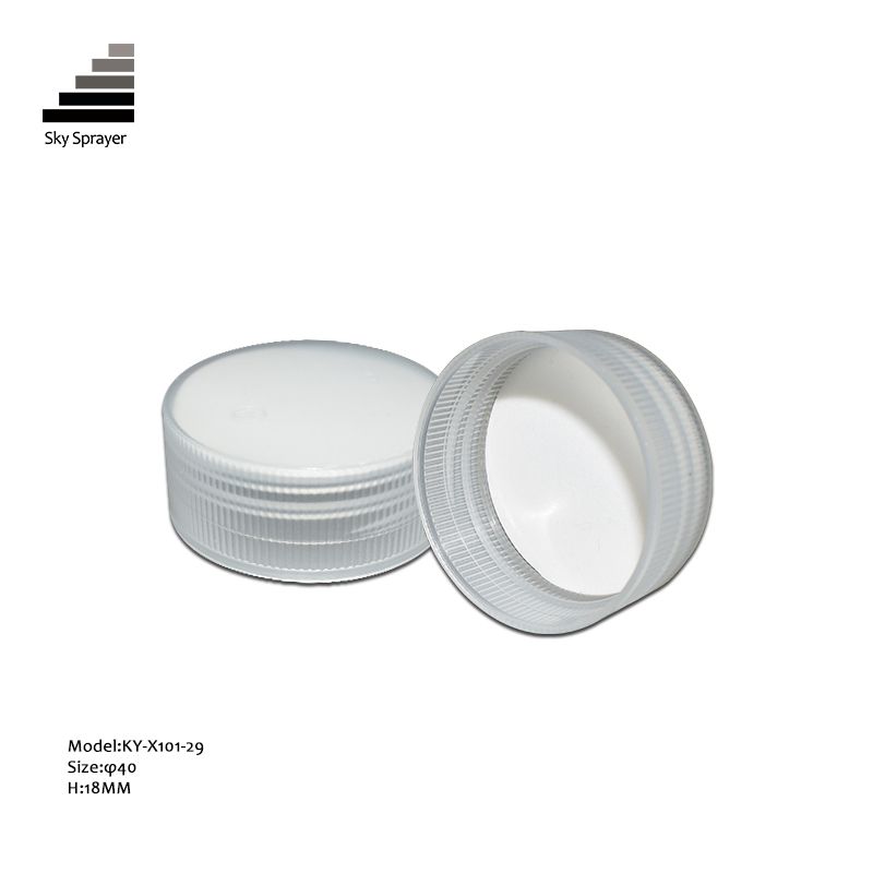 High grade white plastic spout screw bottle cap