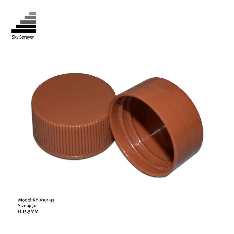 Brown PP Plastic Cap Bottle Cap Screw Cap