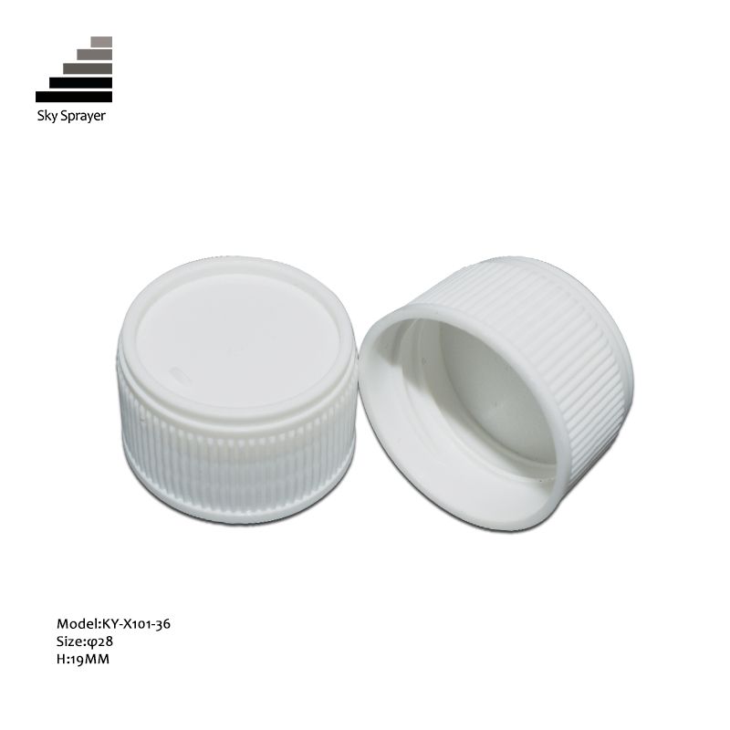 White Plastic Bottle Cap Screw Cap For PET Bottle