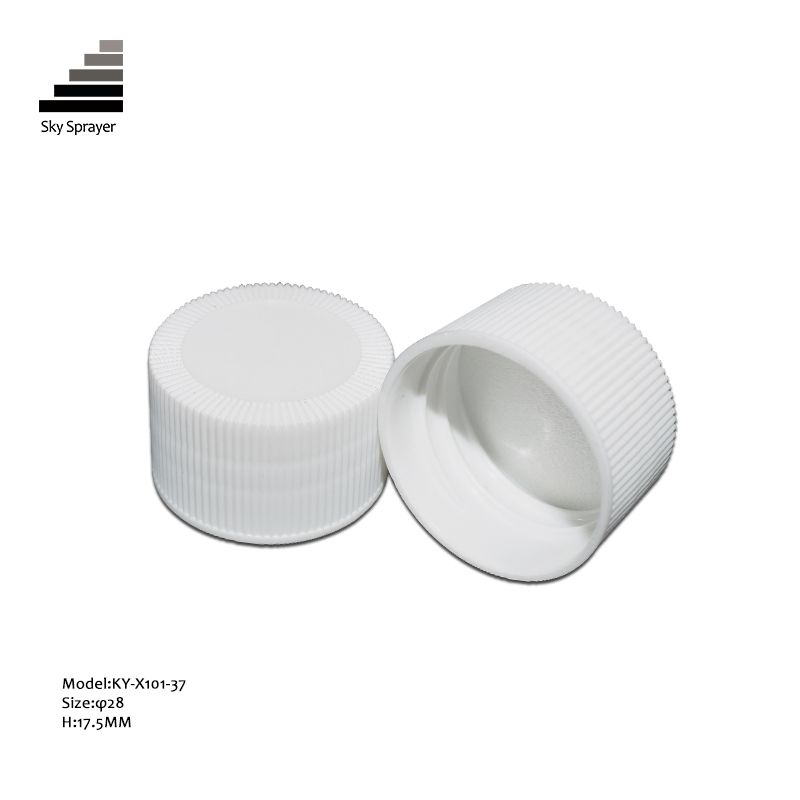 White PP Plastic Bottle Cap Screw Cap For PET Bottle