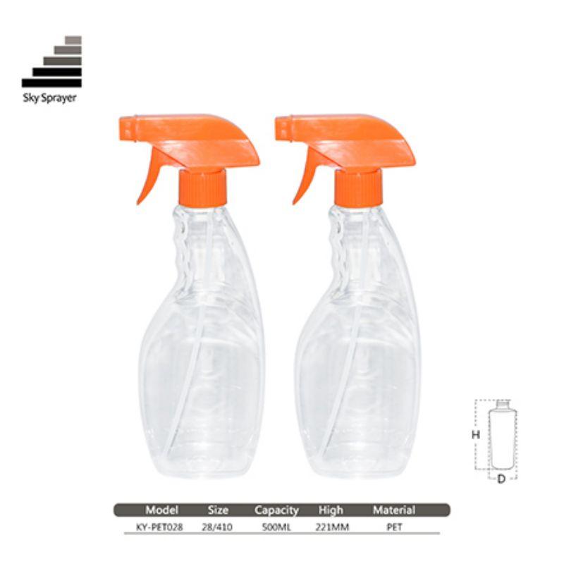 China Factory Newest PET 500ml Plastic Trigger Spray bottle For Household