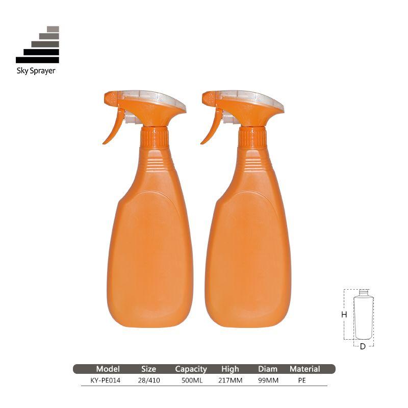 500ml Kitchen Cleaning Empty Plastic Water Mist Trigger Spray Bottle