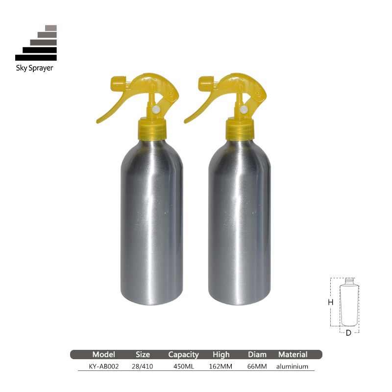 Factory sale various aluminum trigger chemical sprayer bottles