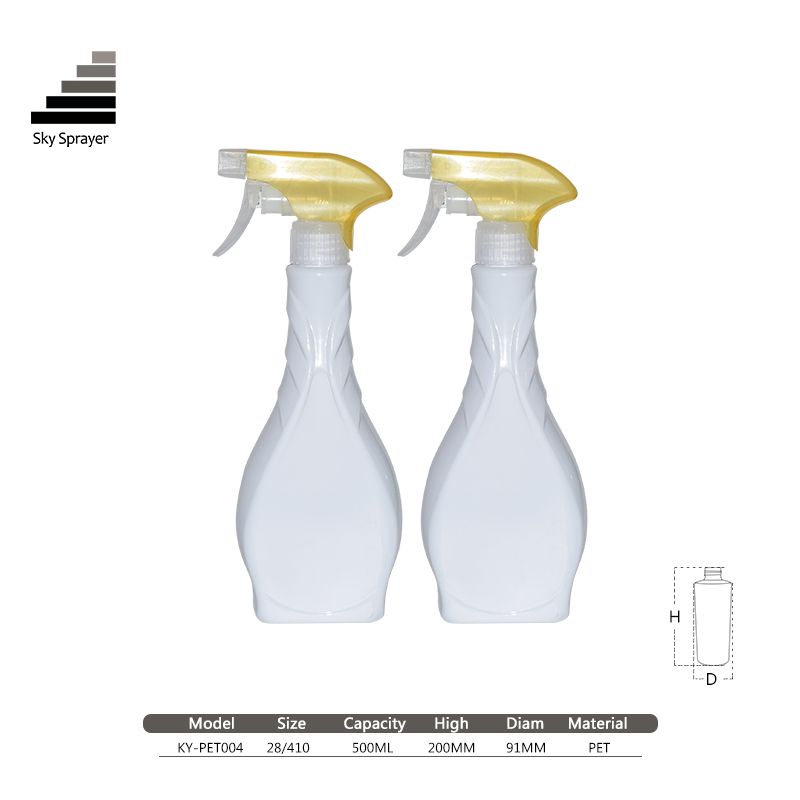 Home garden water cleaning trigger sprayer 500ml bottle pe