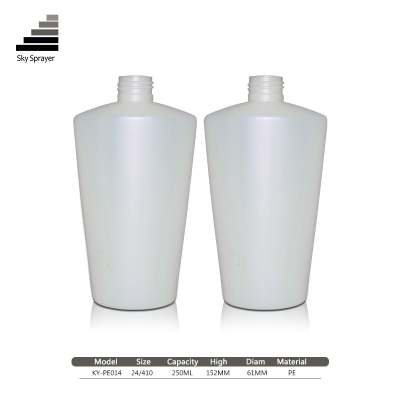 250ml cosmetic packaging PE foam bottle 