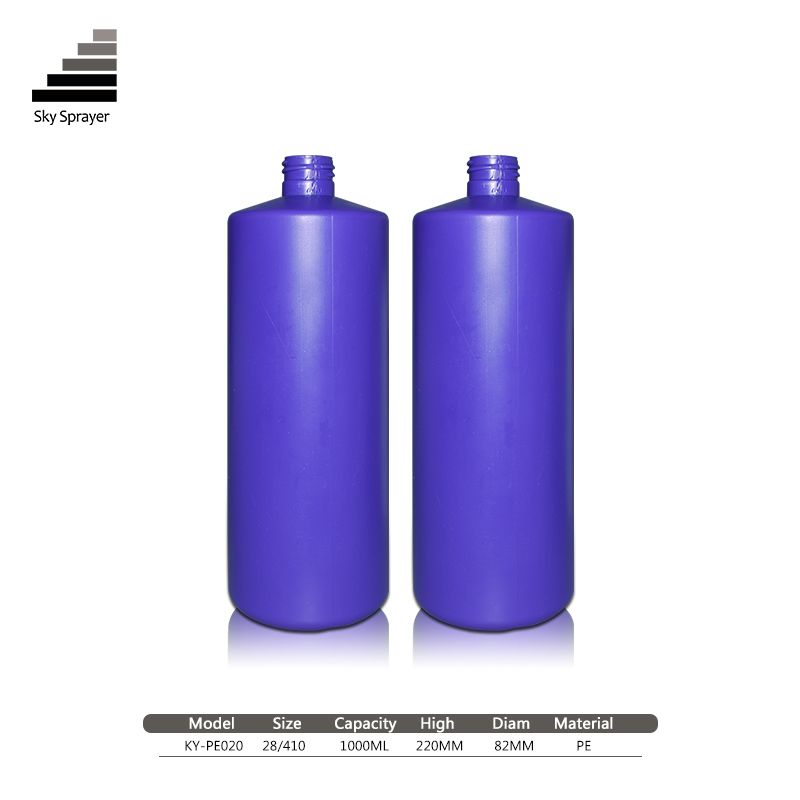 1000ml cosmetic packaging PE foam bottle 