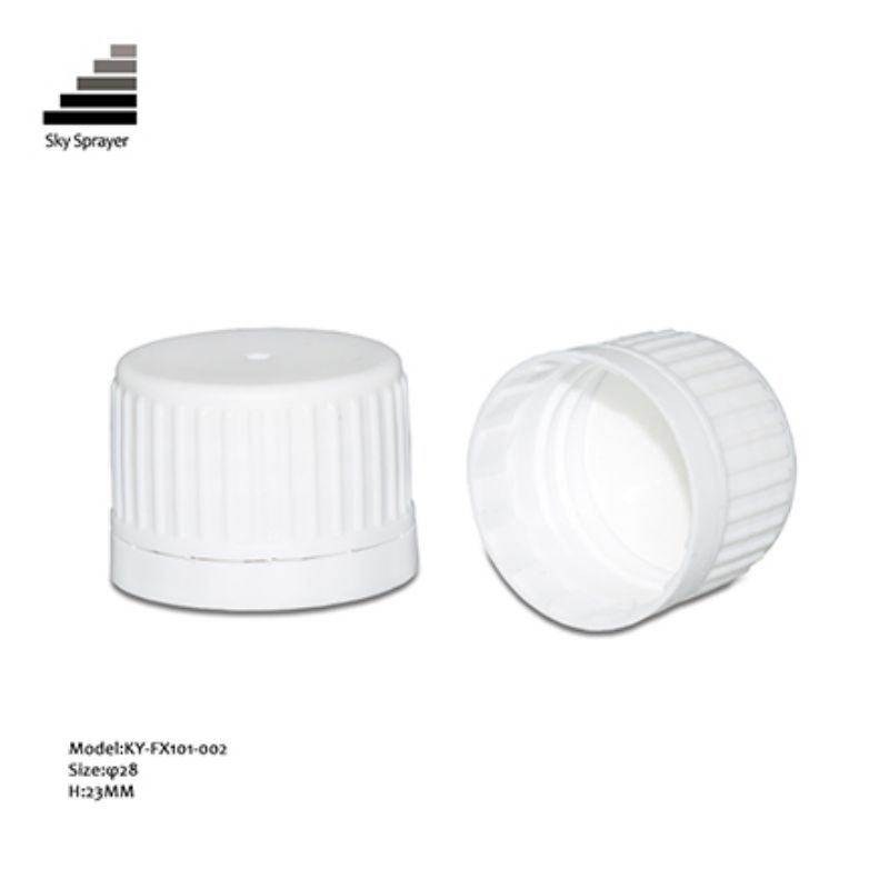 White PP Plastic Screw Cap For Bottle