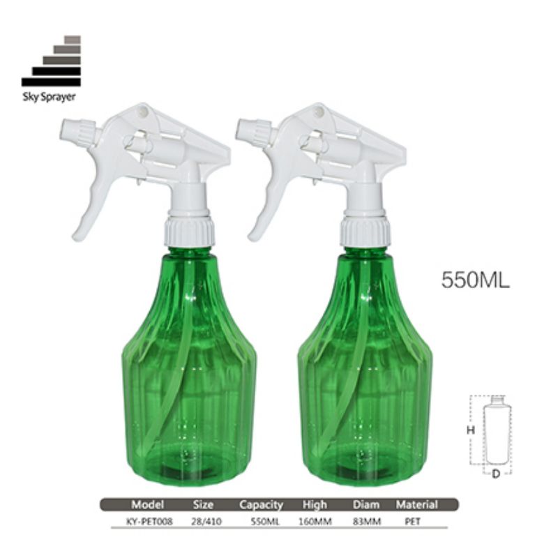 Widely used superior quality 550ML empty plastic spray bottle