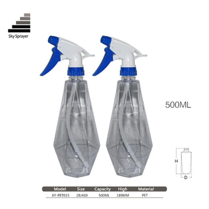 Various 500ml plastic water bottle trigger sprayer
