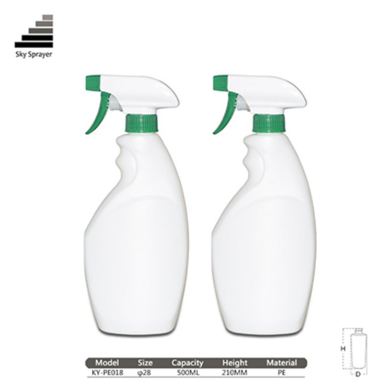 Bottle spray 16oz pe graduated for washing car