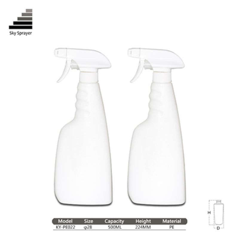 All plastic foam trigger with 500ml plastic bottle pe
