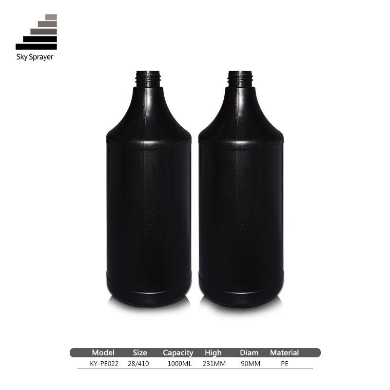 1000ml plastic bottle cosmetic packaging PE Plastic Liquid  bottles