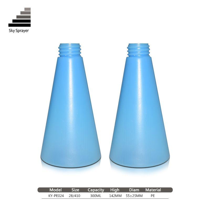300ml plastic bottle cosmetic packaging PE Plastic Liquid  bottles