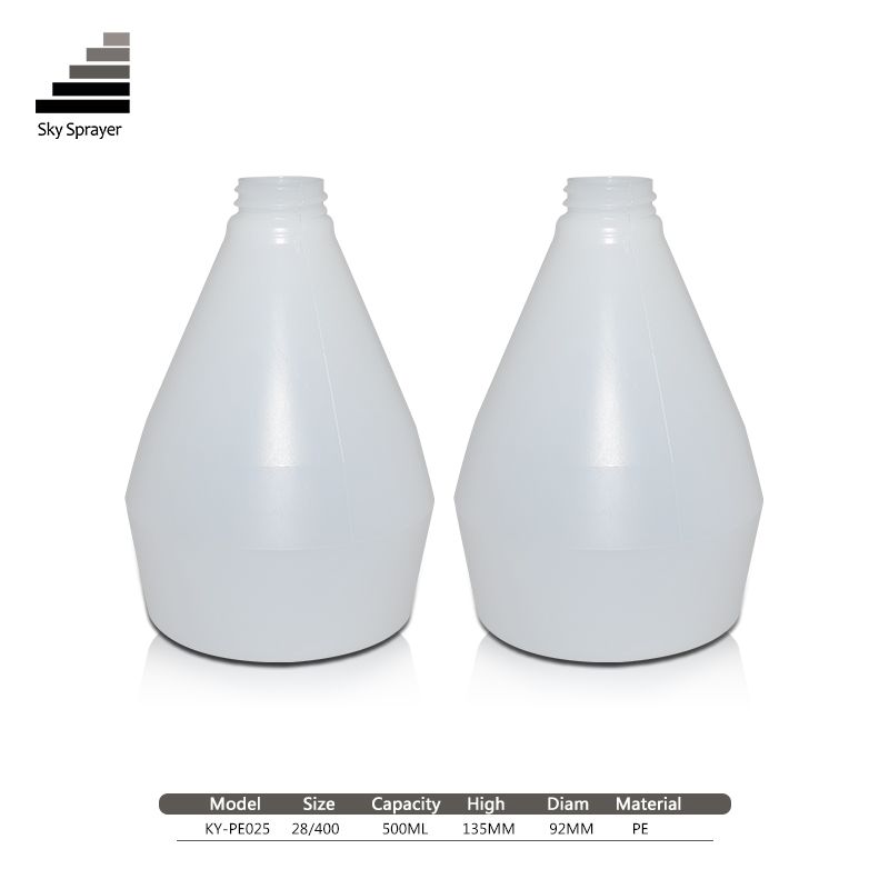 500ml cosmetic packaging PE foam bottle 