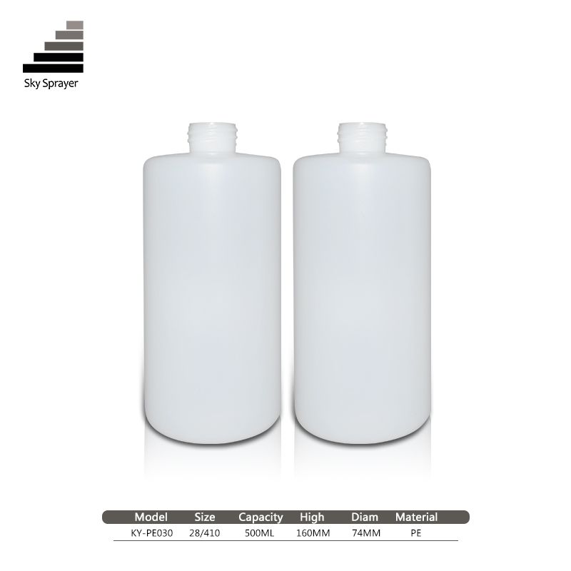 500ml cosmetic packaging PE foam bottle 
